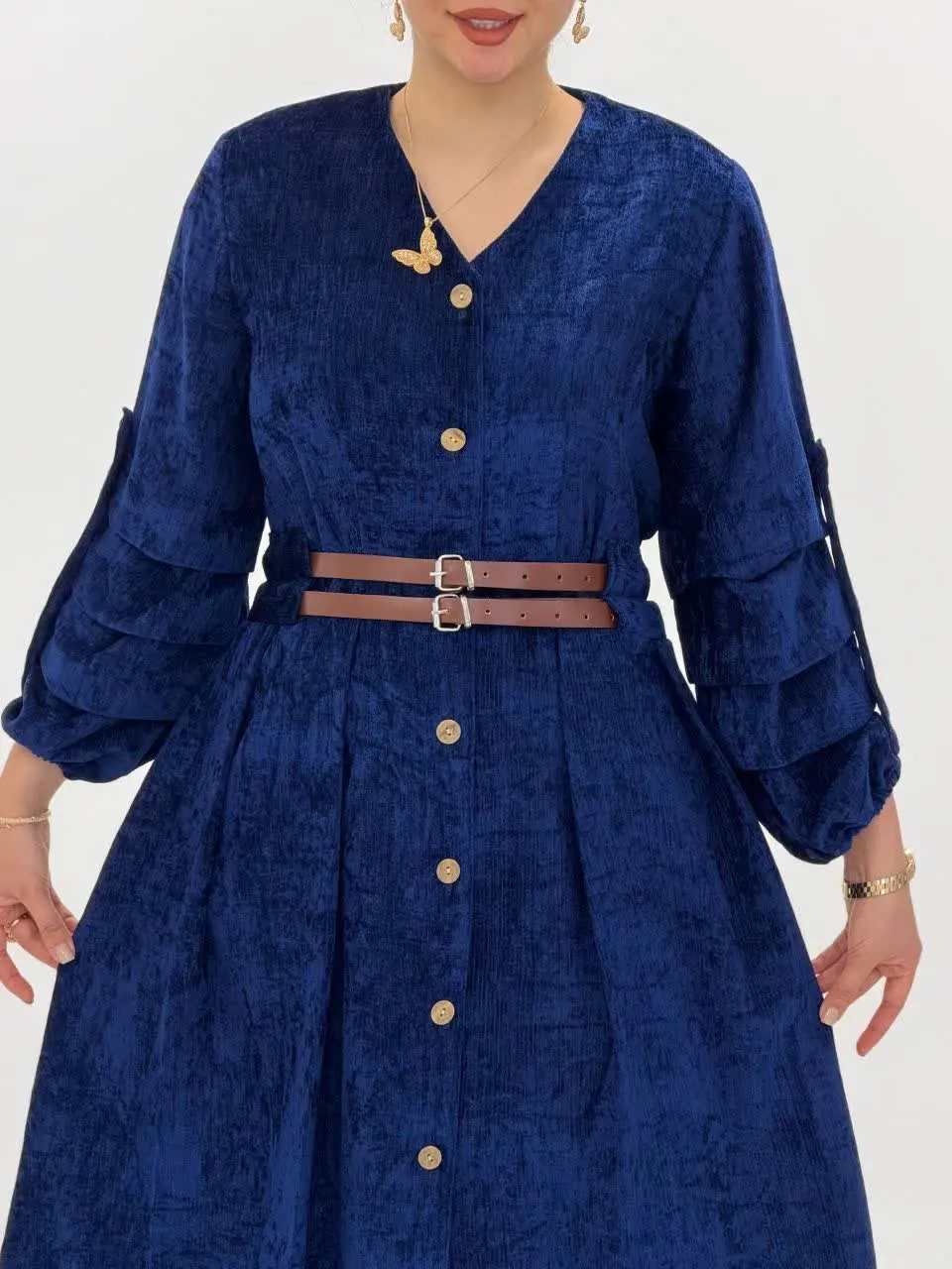 3760-پیراهن مخمل پریناز